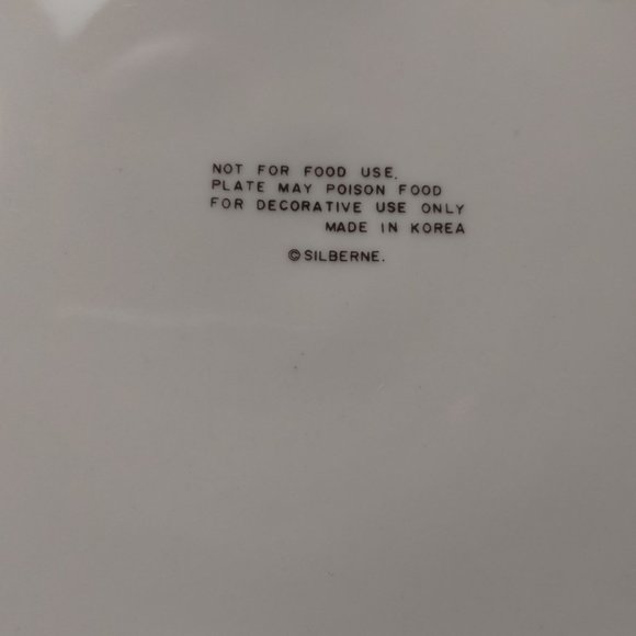 Vintage Silbnerne "The Capitol Washington" Decorative 10" Collectors Plate - Picture 2 of 3